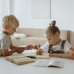 Children Doing Homework